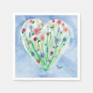 Heart Garden - KidsArt för CHOC Pappersservett