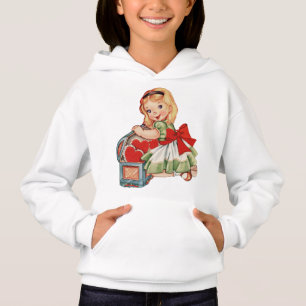 Heart Girl Child Retro Cute Children T Shirt