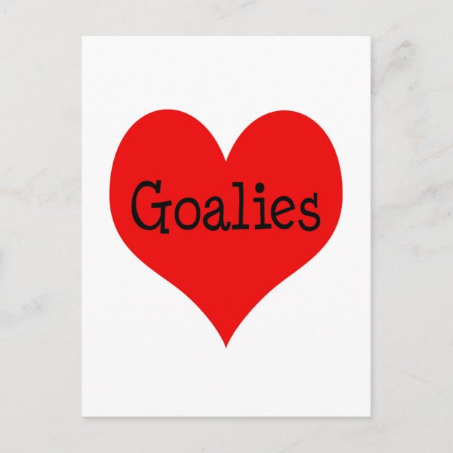 Heart Goalies Vykort (Framsida)
