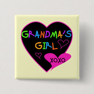 Heart Grandma's Girl T-shirts and Gifts Knapp