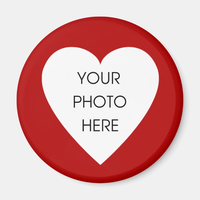 Heart Gräns Magnet - mall (Framsidan)