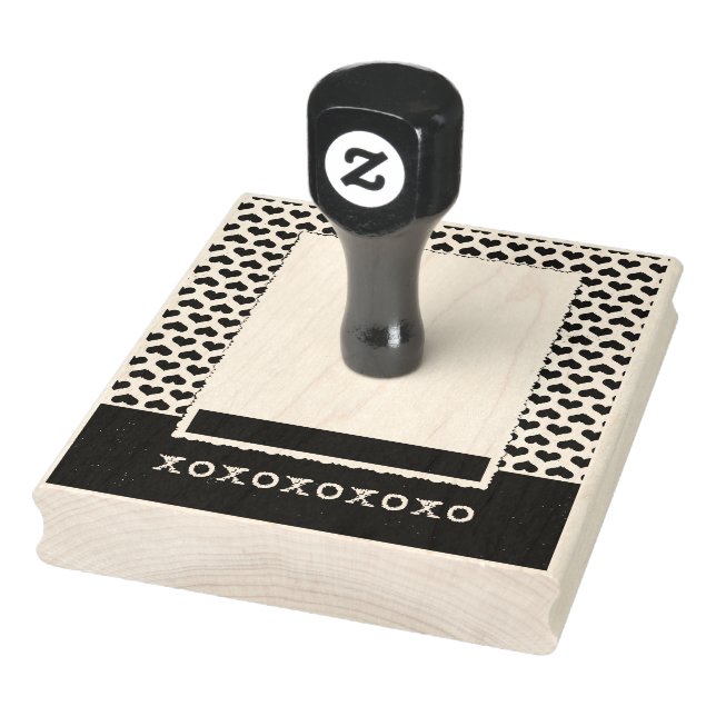 Heart Gräns xoxox Stamper Stämpel (Stämpel)