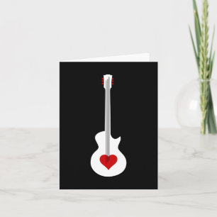 Heart Guitar Helgkort