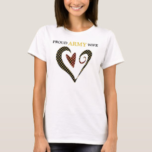 Heart Guld Star-arméchef T-shirt