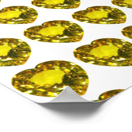 Heart Gult Gemstone Poster