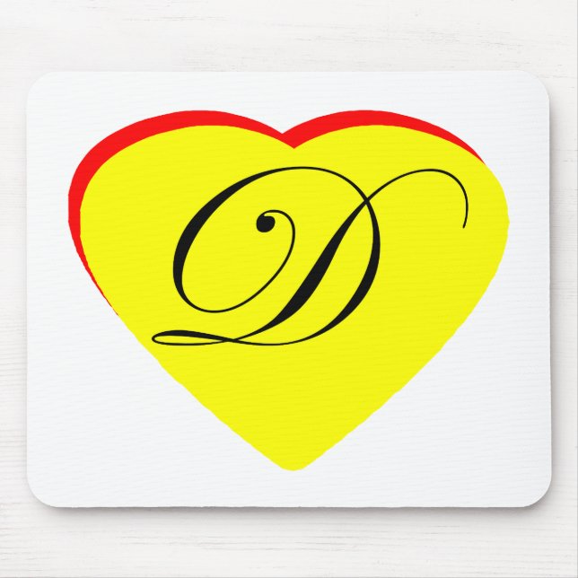 Heart Gult Red D Wedding bjudande MUSEUM Z Musmatta (Framsidan)