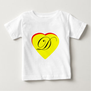 Heart Gult Red D Wedding bjudande MUSEUM Z Tee Shirt