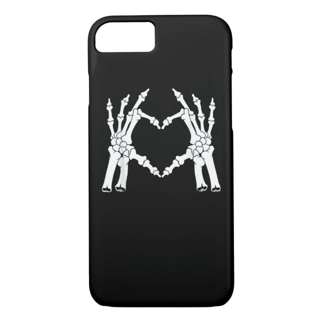 Heart - Halloween Skeleton Hand Case-Mate iPhone Skal (Baksida)