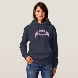 Heart händer hoodie t shirt