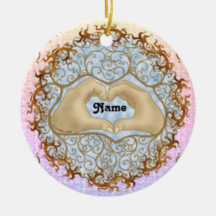 Heart Händer ornament