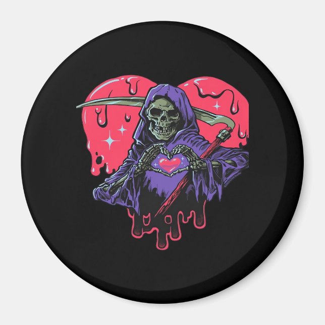 Heart Händer Reaper Classic Magnet (Framsidan)