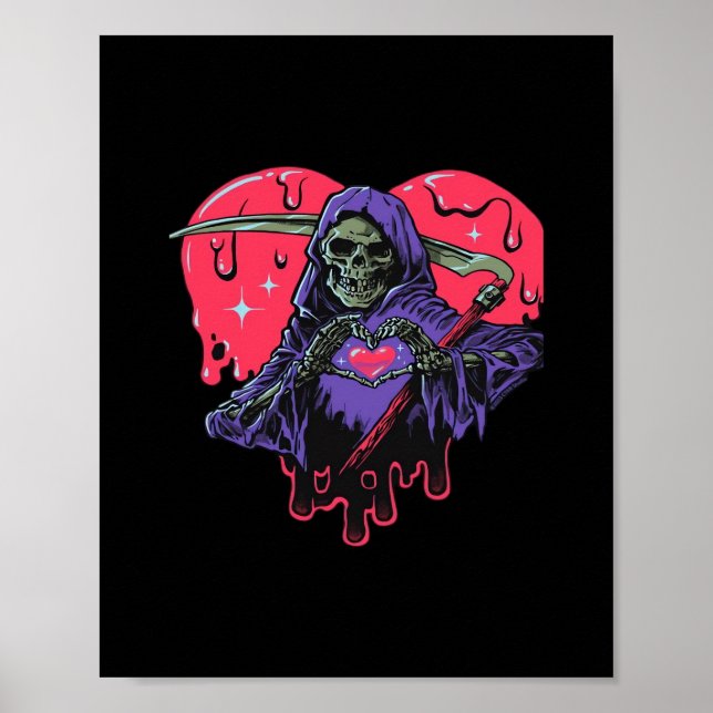 Heart Händer Reaper Classic Poster (Framsidan)
