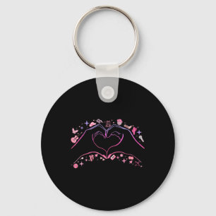 Heart Händer Taylor First Namn Girl Vintage 70-tal Nyckelring