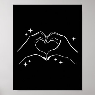 Heart Händer Taylor First Namn Girl Vintage 70-tal Poster