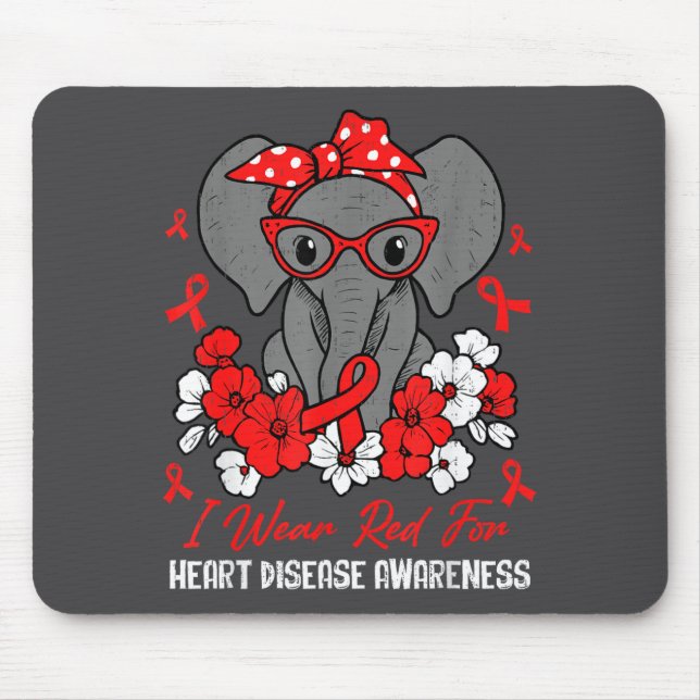 Heart Health Elephant Red Ribbon Heart Disease Awa Musmatta (Framsidan)