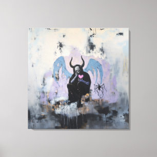 Heart Heart Magic Witchy AI Art Canvastryck