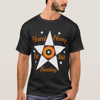 HEART HEAVY Basic Mörk T-Shirt