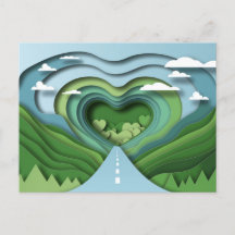 Heart Highway Road-vykort