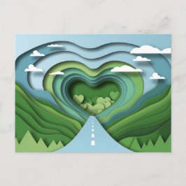 Heart Highway Road-vykort Vykort