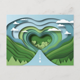 Heart Highway Road-vykort Vykort