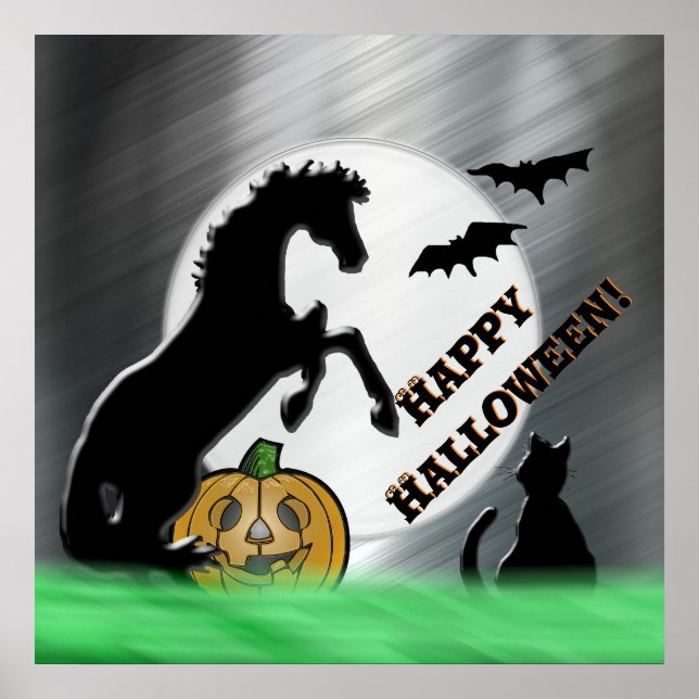 Heart Horses V Halloween Poster (Framsidan)