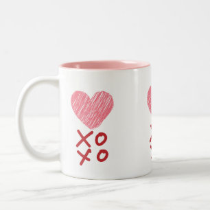 Heart, Hugs n kisses XOXO Mugg