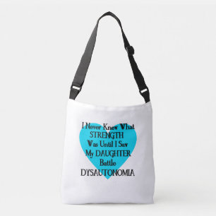Heart/I visste aldrig… dottern… Dysautonomia Axelväska