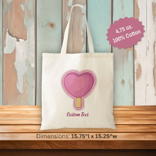Heart Ice Cream Stick Tygkasse