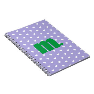 Heart Initial iPhone/iPad-fall Anteckningsbok