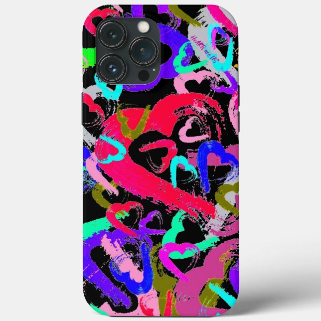 Heart iPhone 13 Pro Max fodral (Baksida)