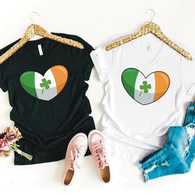 Heart Ireland Shamrock T-Shirt (Skapare uppladdad)