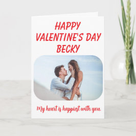 Heart is Happiest - Valentine's Day  Kort