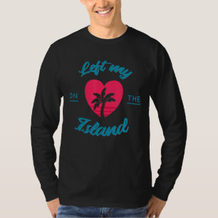 Heart Island Handflatan Träd Sand Ocean Tees och m T Shirt