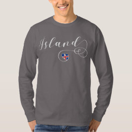 Heart-Islandet Tee Shirt, Ísland