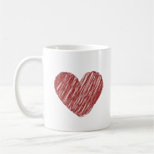 Heart-kaffe mugg