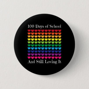 Heart Kärlek 100 dagar av skollärarbarn Boy Girl G Knapp