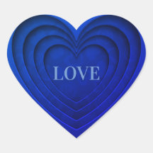 Heart "Kärlek" Bright Blue