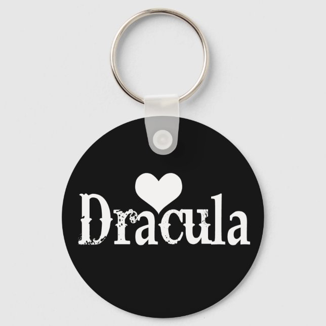 Heart (kärlek) Dracula Nyckelring (Framsida)
