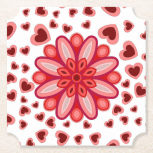 HEART KÄRLEK GIRLFRIEND WIFE ANNIVERSARY GIFT PART UNDERLÄGG PAPPER