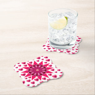 HEART KÄRLEK GIRLFRIEND WIFE ANNIVERSARY GIFT PART UNDERLÄGG PAPPER