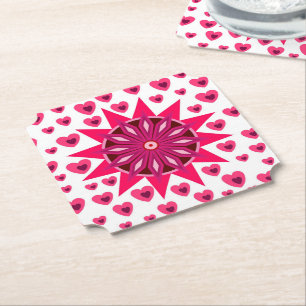 HEART KÄRLEK GIRLFRIEND WIFE ANNIVERSARY GIFT PART UNDERLÄGG PAPPER