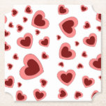HEART KÄRLEK GIRLFRIEND WIFE ANNIVERSARY GIFT PART UNDERLÄGG PAPPER<br><div class="desc">Utformningen är med hjärtan. Den är särskilt designad för älskare.</div>