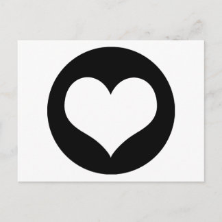 Heart Kärlek ideologi Vykort