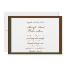 Heart Kärlek Knot Western bröllopsinbjudan