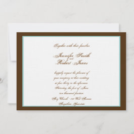 Heart Kärlek Knot Western bröllopsinbjudan Inbjudningar