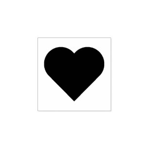 Heart Kärlek Rubbir Frimärke Stämpel