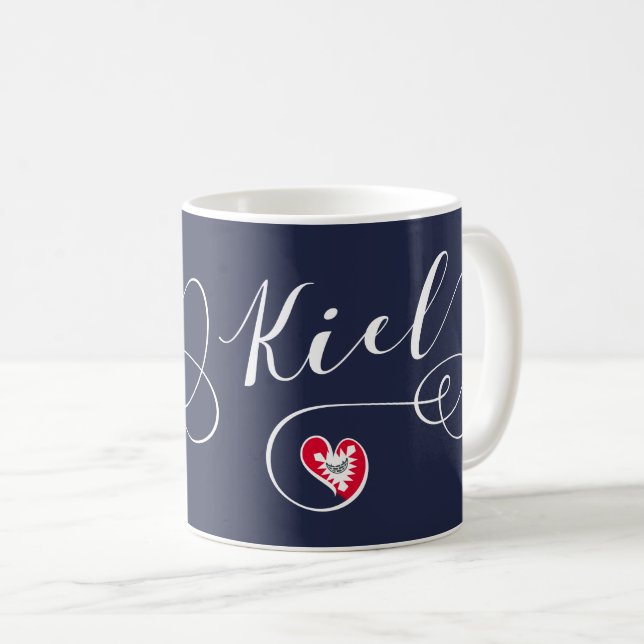 Heart Kiel Mugg, Tyskland Kaffemugg (Framsida höger)