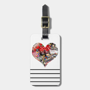 Heart - Las Vegas-spelkortsform Bagagebricka