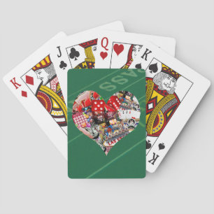 Heart - Las Vegas-spelkortsform Kortlek