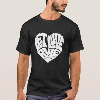Heart Let Kärlek Rule American Singer Lenny Essent T Shirt